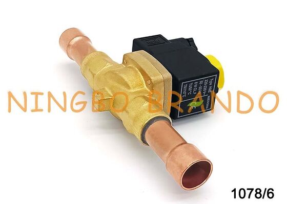 Castel Type 1078/6A6 Ηλεκτρομαγνητική Βαλβίδα Ψύξης 3/4'' Inch 24V 110V 220V
