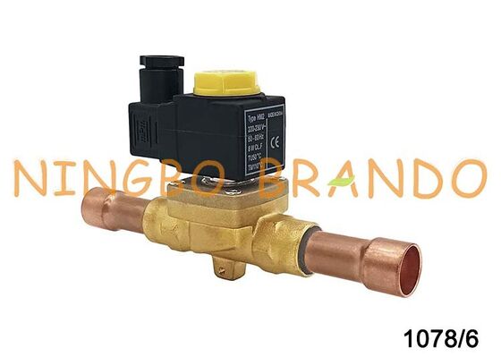 Castel Type 1078/6A6 Ηλεκτρομαγνητική Βαλβίδα Ψύξης 3/4'' Inch 24V 110V 220V