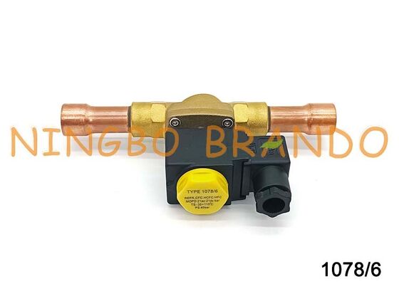Castel Type 1078/6A6 Ηλεκτρομαγνητική Βαλβίδα Ψύξης 3/4'' Inch 24V 110V 220V