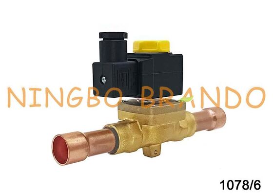Castel Type 1078/6A6 Ηλεκτρομαγνητική Βαλβίδα Ψύξης 3/4'' Inch 24V 110V 220V