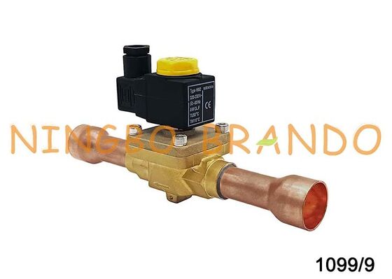 Ηλεκτρομαγνητική βαλβίδα τύπου Castel 1099/9 with Coil HM2 230V 1099/9A6 1-1/8'' συγκόλληση