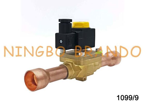 Ηλεκτρομαγνητική βαλβίδα τύπου Castel 1099/9 with Coil HM2 230V 1099/9A6 1-1/8'' συγκόλληση