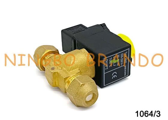 Ηλεκτρομαγνητική βαλβίδα τύπου Castel 1064/3 3/8'' Flare 1064/3A7 για ψύξη