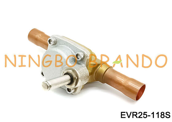 Danfoss Type 032L2201 Solenoid Valve EVR 25 Solder ODF 1 1/8 in