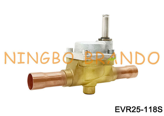 Danfoss Type 032L2201 Solenoid Valve EVR 25 Solder ODF 1 1/8 in