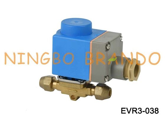 Ηλεκτρομαγνητική βαλβίδα Danfoss Type EVR 3 NC Flared 3/8'' SAE 032F8116