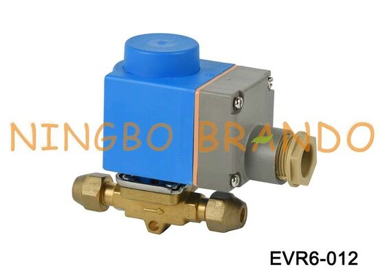 Ηλεκτρομαγνητική βαλβίδα Danfoss Type EVR 6 NC Flare 1/2'' SAE 220VAC
