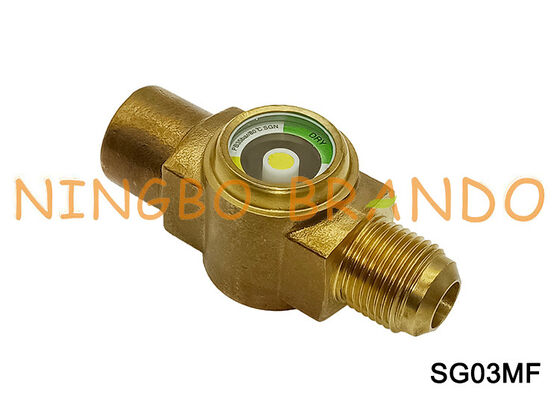 Τύπος Danfoss SGN SGI Γυαλί σκοπευτικού χαμηλής πίεσης 1/4'' 3/8'' 1/2'' Flare int x ext