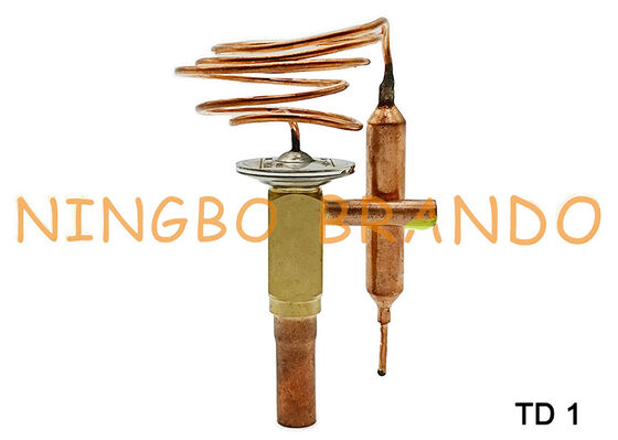 Θερμοστατική εκτονωτική βαλβίδα Danfoss Type TD1 R134a R22 R407C R404A