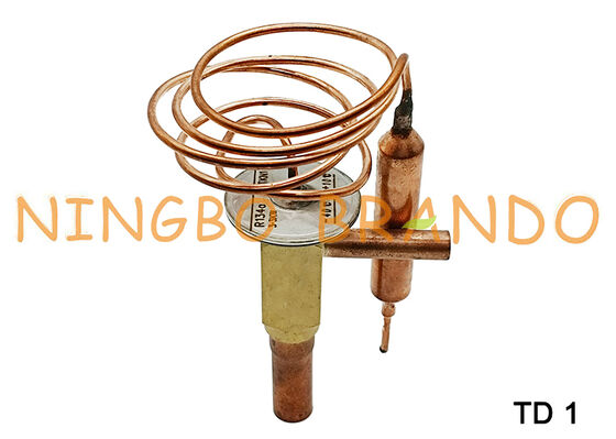 Θερμοστατική εκτονωτική βαλβίδα Danfoss Type TD1 R134a R22 R407C R404A