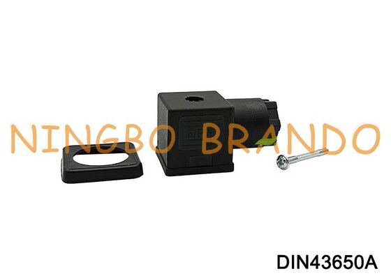 DIN43650A Σύνδεσμος πηνίου ηλεκτρομαγνητικής βαλβίδας 18mm 3 PIN DIN 43650 Τύπος A