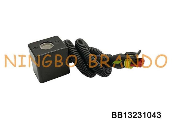 Πηνίο ηλεκτρομαγνητικής βαλβίδας 12VDC 24VDC με βύσμα βύσματος για ανταλλακτικά αυτοκινήτων