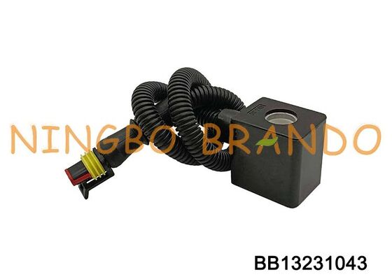 Πηνίο ηλεκτρομαγνητικής βαλβίδας 12VDC 24VDC με βύσμα βύσματος για ανταλλακτικά αυτοκινήτων