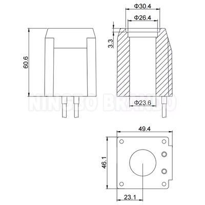 Ηλεκτρομαγνητικό πηνίο τύπου Vickers Hydraulic 508173 24VDC 508172 12VDC 30W
