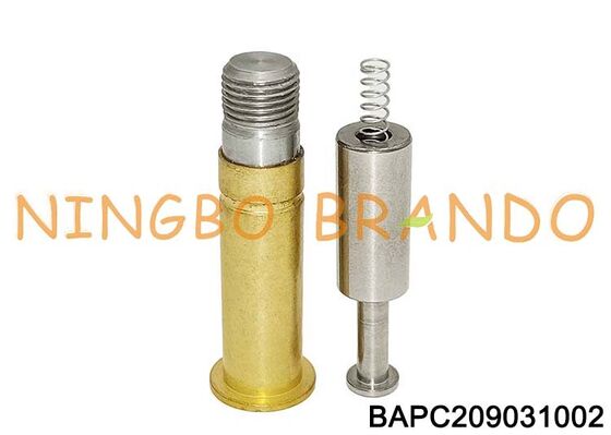 9mm OD 2 Way Normally Closed Flange Seat Brass Guide Tube Armature