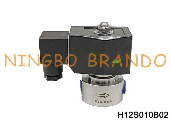 500 bar High Pressure Stainless Steel Solenoid Valve 1/4'' 220V 110V 24V 12V