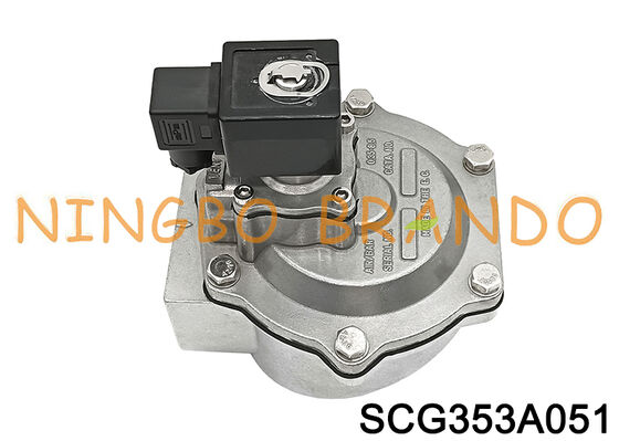 G2-1/2'' SCG353A051 Right Angle Diaphragm Solenoid Valve DC24V AC220V