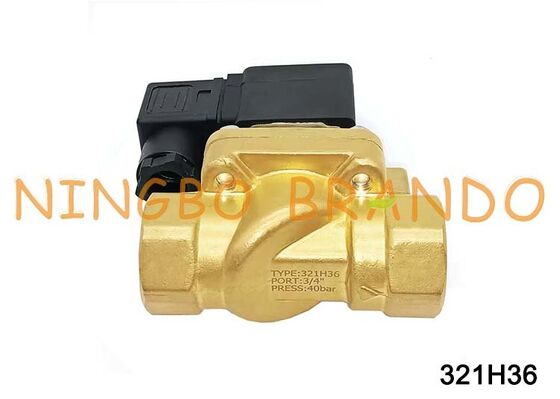 Ηλεκτρομαγνητική βαλβίδα 321H36 Parker Type H Series 1,5 έως 50 Bar Βαλβίδα υψηλής πίεσης ορείχαλκου
