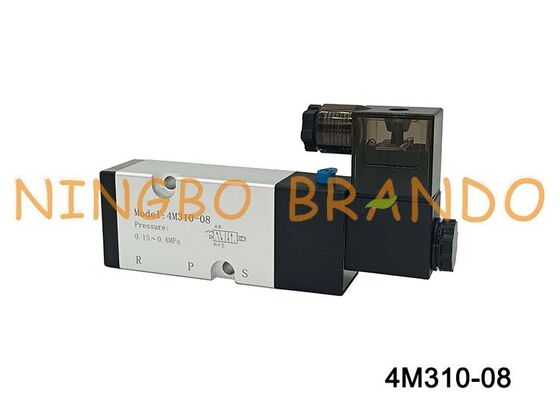 AirTAC Type 4M310-08 Solenoid Valve 5/2 Way Pneumatic Directional Control Valve