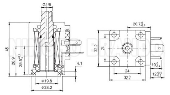0311 C 0312 C 0211 Πηνίο Ηλεκτροβαλβίδας Burkert 12V 24V 110V 220V 22VA 20W