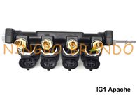 Κύλινδροι εγχυτήρων HD 4 ραγών LPG/CNG τύπων IG1 Apache OMB 3 ωμ DC12V
