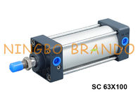 Διπλής ενέργειας πνευματικός τύπος SC63x100 Airtac κυλίνδρων αέρα