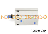 Ο τύπος CDU16-20D SMC ελεύθερος τοποθετεί την πνευματική διπλής ενέργειας ενιαία ράβδο κυλίνδρων