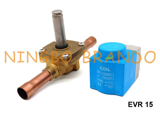 Υγρός τύπος EVR 15 NC 5/8» 032L1228 Danfoss βαλβίδων σωληνοειδών γραμμών HVAC