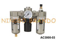 3/8» ρυθμιστής και Lubricator φίλτρων αέρα μονάδων τύπων FRL AC3000-03 SMC