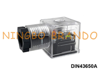 DIN43650A ο συνδετήρας διαφανές DIN 43650 σπειρών βαλβίδων σωληνοειδών διαμορφώνει το Α