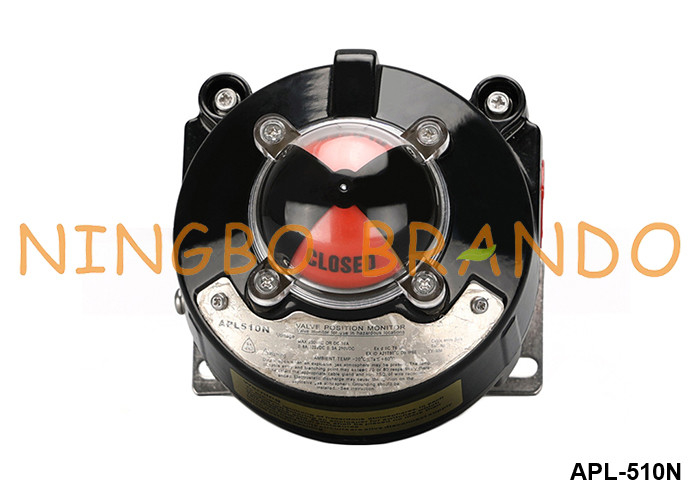APL-510N Ex Proof Limit Switch Box για τον δείκτη θέσης βαλβίδας σφαίρας του πνευματικού κινητήρα