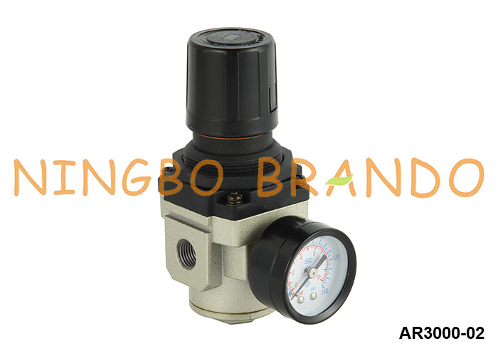 AR3000-02 SMC τύπου Πνευματικός ρυθμιστής πίεσης αέρα με διάμετρο 1/4'' 1 MPa