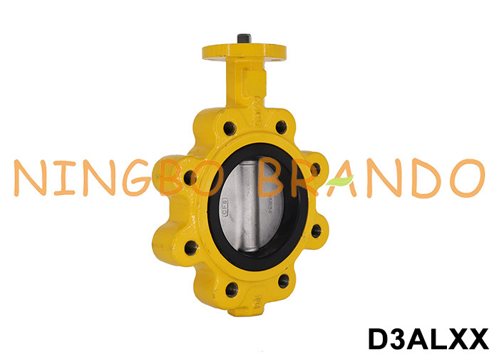 DN40 έως DN800 Βαλβίδα τύπου πεταλούδας χωρίς κεφαλή με σκληρό κάθισμα