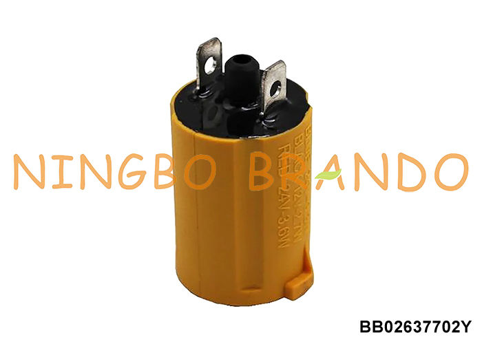 24V 2.7W Κίτρινο Σολενοειδές Στρογγυλοκύλινδρο Για DELAVAL Μέρη Πουλσετορ γάλακτος EP100 EP2090