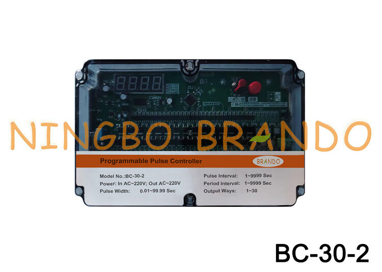 220VAC μέσα 220VAC έξω 30 γραμμές ρυθμιστής χρονοδιακόπτη βαλβίδας παλμού για συλλέκτη σκόνης