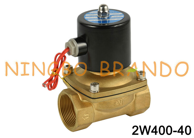 2W400-40 1-1/2'' 2/2 Way Normally Closed Water Solenoid Valve 24VDC