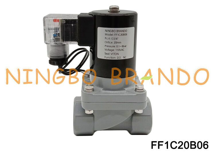 Βαλβίδα 3/4 ιντσών CPVC αντιδιαβρωτική αλμυρό νερό, ανθεκτική στα αλκάλια