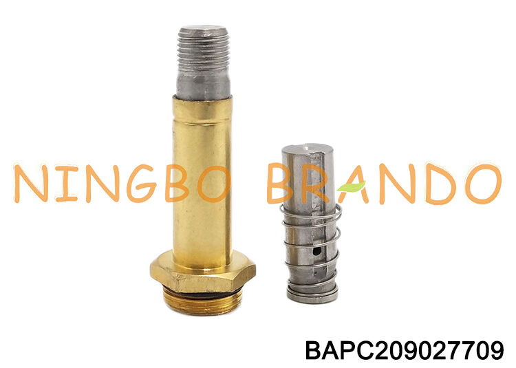 S9 2/2 Way NC σπειρώματος ορείχαλκος οπλισμός σωληνοειδούς βαλβίδας εμβόλου πυρήνα