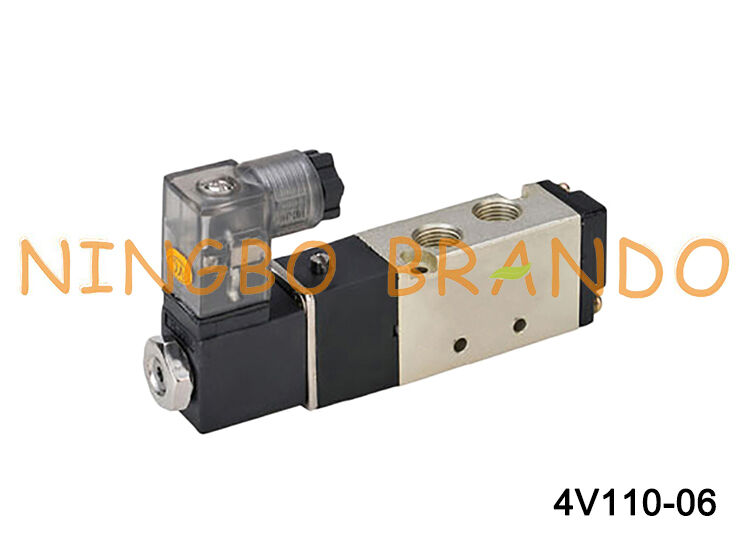 Airtac Type 4V110-06 Single Solenoid Pneumatic Air Valve 4V100 Series