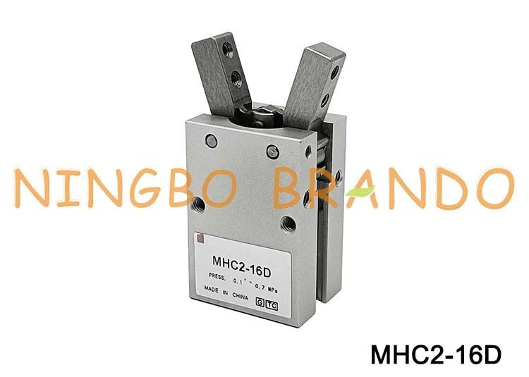 SMC Type MHC2-16D Pneumatic Air Gripper Γωνιακός Τύπος MCH2 Series 2 Fingers