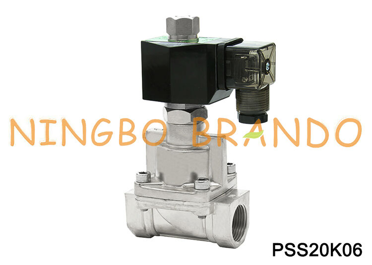 3/4'' Inch 2 Way Normally Opened Stainless Steel Steam Solenoid Valve 220V