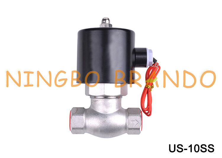 Ηλεκτρομαγνητική βαλβίδα ατμού US-10 2L-10 3/8'' Ηλεκτρομαγνητική βαλβίδα από ανοξείδωτο χάλυβα 24V 220V