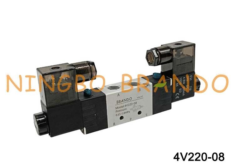 Airtac Type 4V220-08 Pneumatic Solenoid Valve 5/2 Way