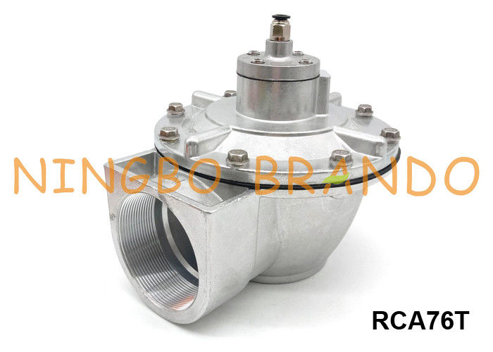 Τύπος RCA76T Goyen αεριωθούμενη βαλβίδα σφυγμού αέρα 3 ίντσας για την εξαγωγή σκόνης