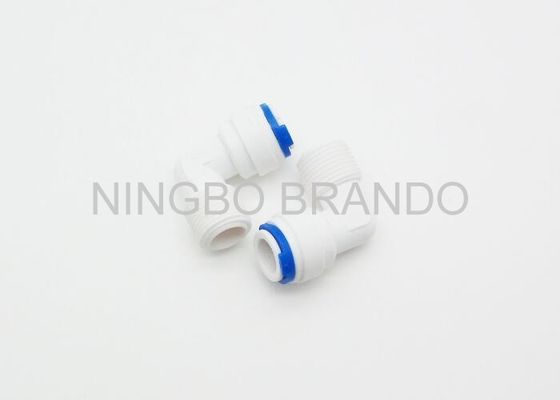 Plastic Quick Connect Pneumatic Fittings / 2 Way Pneumatic Tube Fittings