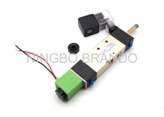 Close Type 5 way 3 position pneumatic valve , solenoid water valve