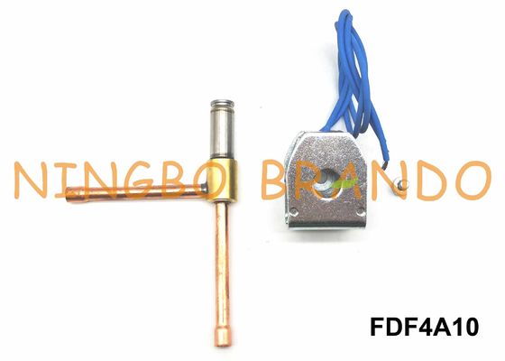 FDF4A10 Dehumidifier Refrigeration Solenoid Valve 1/4'' 6.35mm OD AC220V Normally Closed