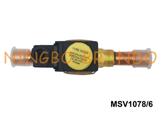 3/4" ODF 1078/6 CASTEL Type Diaphragm Pilot Operated Solenoid Valve 220/230V 50/60Hz