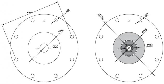 21/2» εξάρτηση επισκευής διαφραγμάτων βαλβίδων ώθησης τύπων σειράς SBFEC DMF/MF 62
