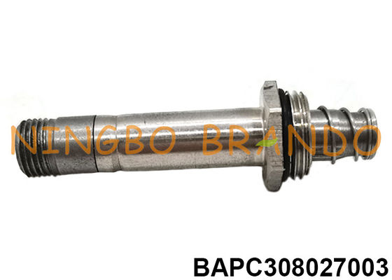 Πνευματικός οπλισμός ηλεκτρομαγνητικής βαλβίδας σωλήνα από ανοξείδωτο χάλυβα 3 κατευθύνσεων με σωλήνα εμβόλου